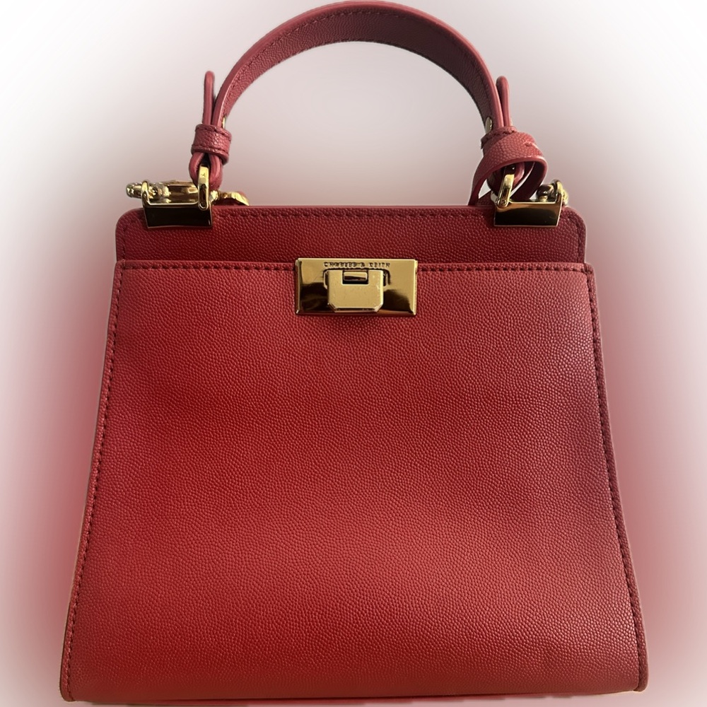 Charles & Keith Red Mini Bag